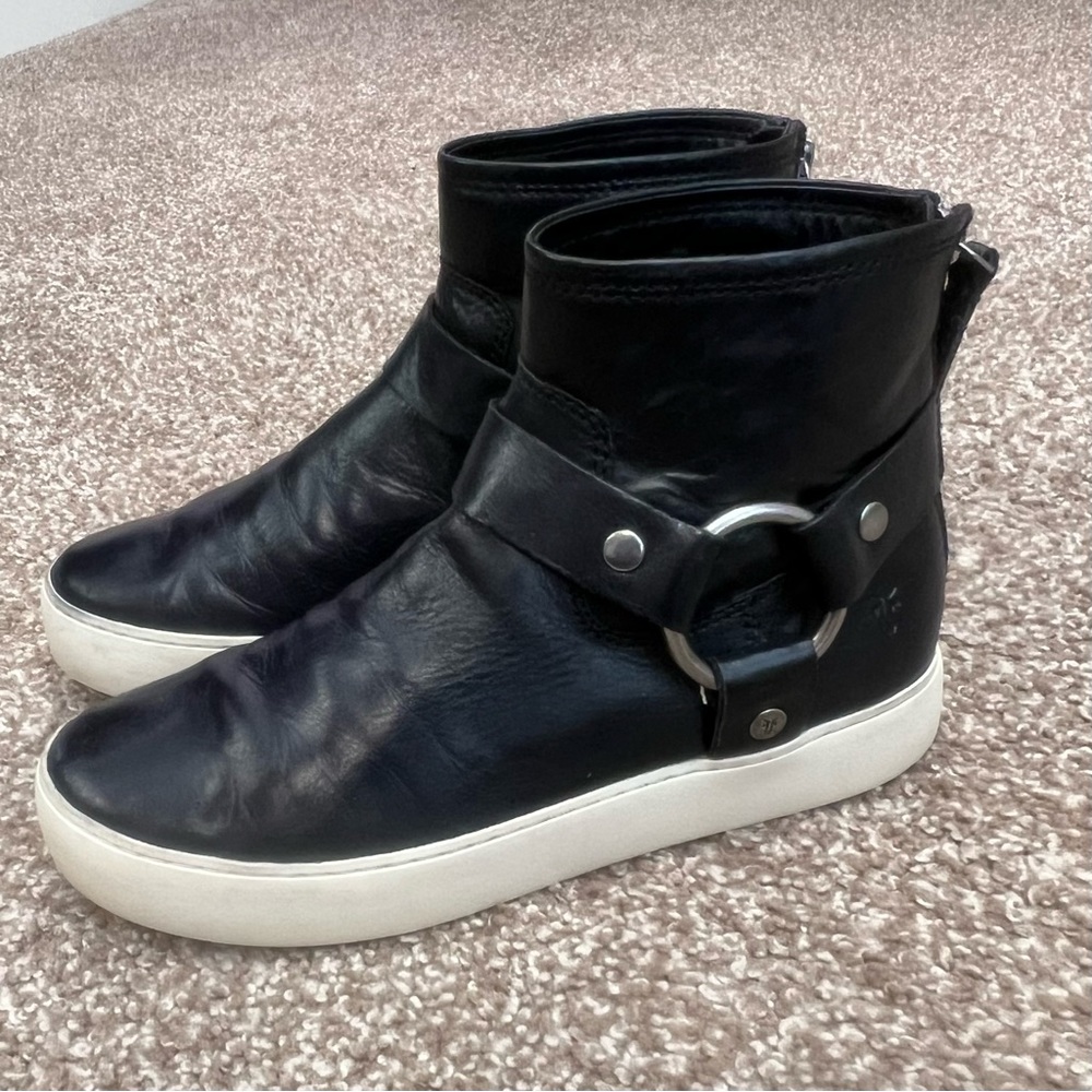 frye lena harness bootie